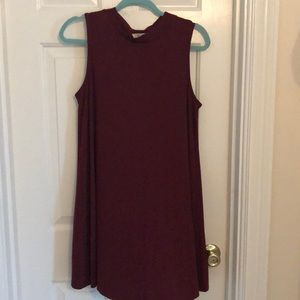Burgundy dress